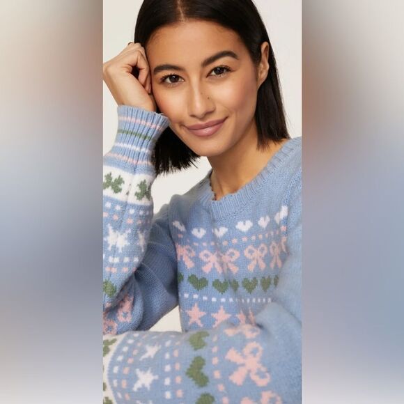 LoveShackFancy Zaheer Sweater Size Medium - Picture 4 of 10